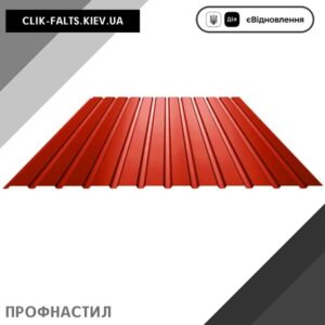 цена Профнастил 3011 цвет по Ral