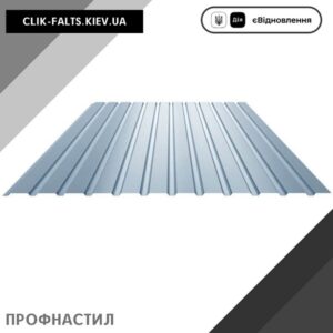 цена Профнастил ПС-10 — Украина 0,45 Цинк